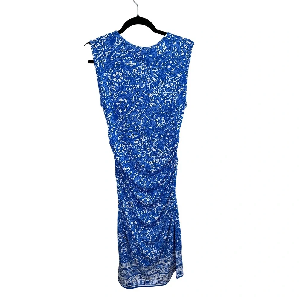 Lilly Pulitzer Give em shell Bay Blue Madeira NWOT Sleeveless‎ StretchMedium